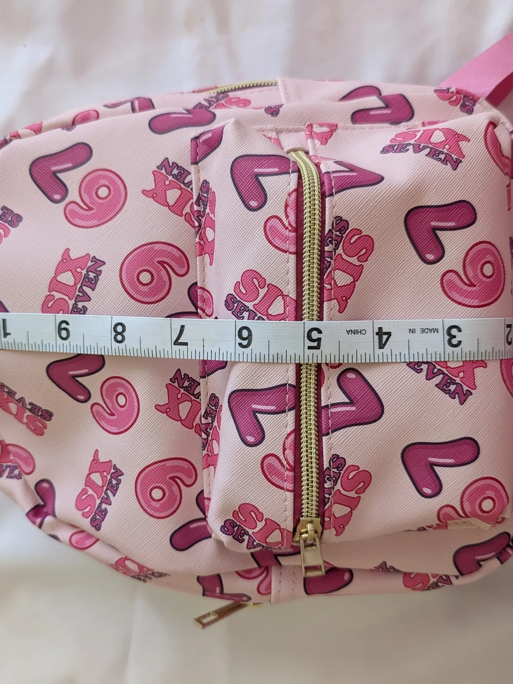 Pink Kids 67' Zip Pouch Bag